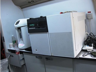 監測車里搭載的Agilent 5975T LTM GC-MSD氣質聯用儀